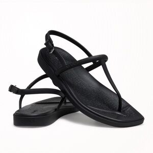 CROCS Black Miami thong sandals